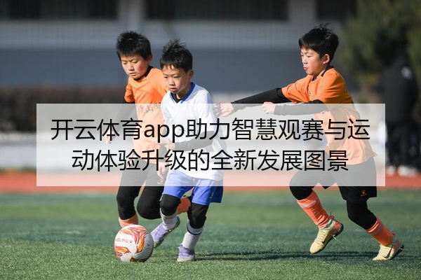 开云体育app助力智慧观赛与运动体验升级的全新发展图景